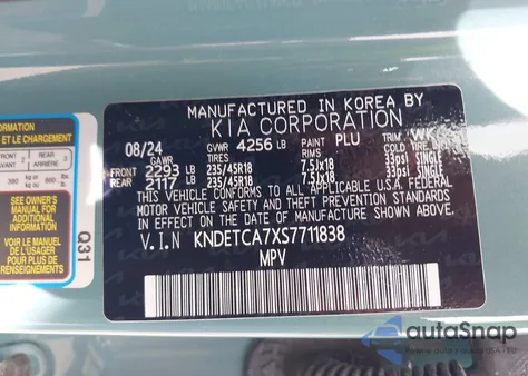 2025 Kia Seltos Sx Turbo from USA, damaged, VIN KNDETCA7XS7711838